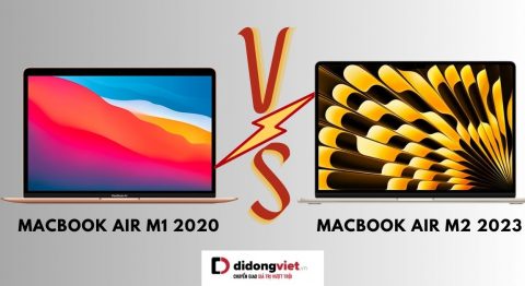 MacBook Air M1 2020 và MacBook Air M2 2023