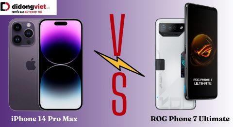 So sánh Asus Rog Phone 7 Ultimate và iPhone 14 Pro Max: Khác nhau như thế nào? Rog Phone 7 Ultimate và iPhone 14 Pro Max