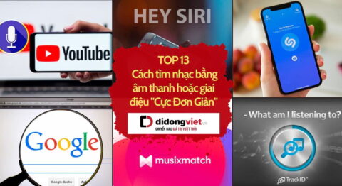 tìm nhạc bằng âm thanh