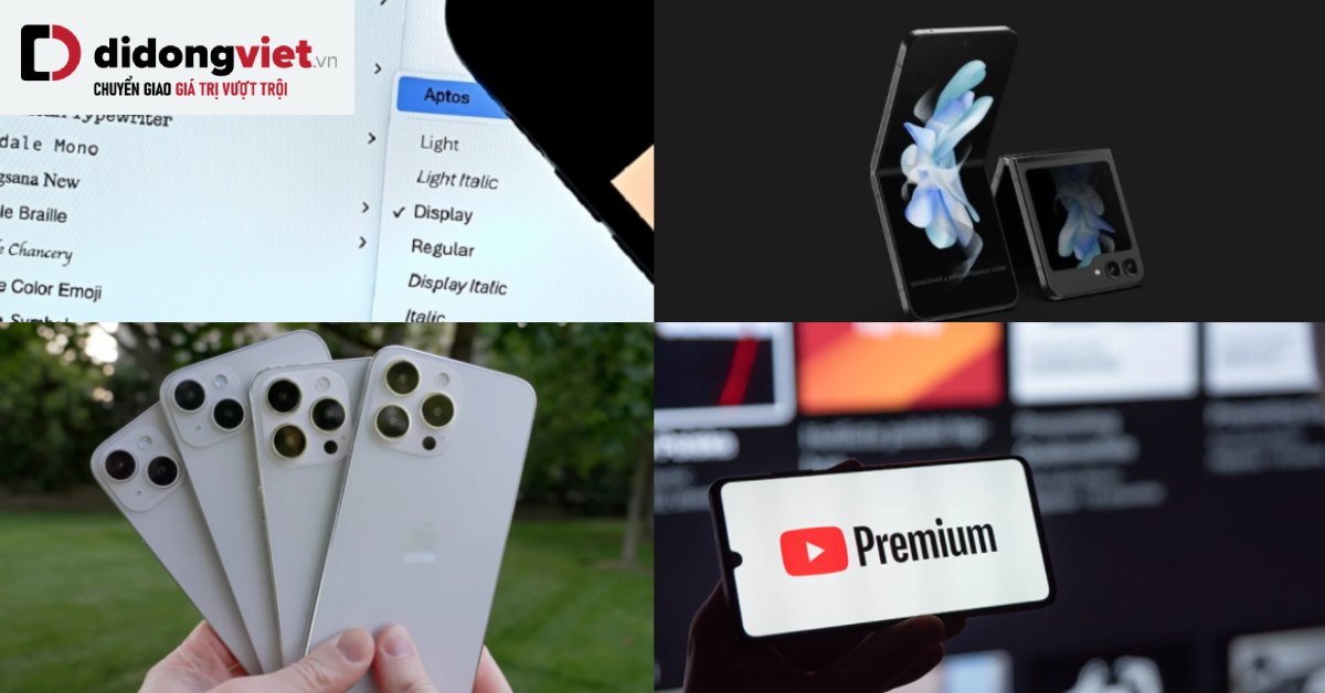 Tổng hợp tin tức tuần 29/2023 – Mô hình iPhone 15 lộ diện, YouTube Premium tăng giá, Office có font chữ mới