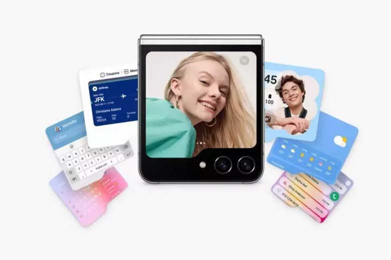 Ngoài bản lề mới, Galaxy Z Flip5 còn có gì hấp dẫn? 4 z flip5 ban phim 2 1