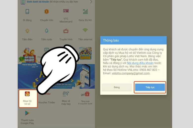 Cách mua Vietlott online