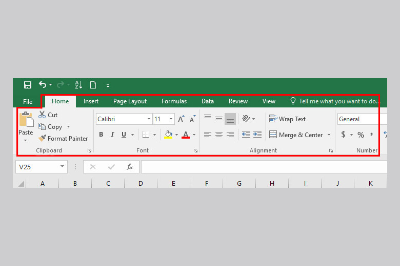 cách hiện nay thanh công cụ nhập Excel
