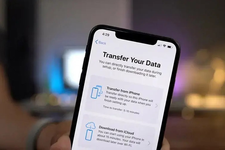cách chuyển dữ liệu từ iphone sang iphone