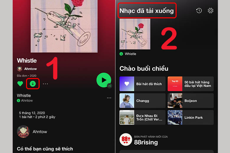 cách vận tải nhạc bên trên Spotify