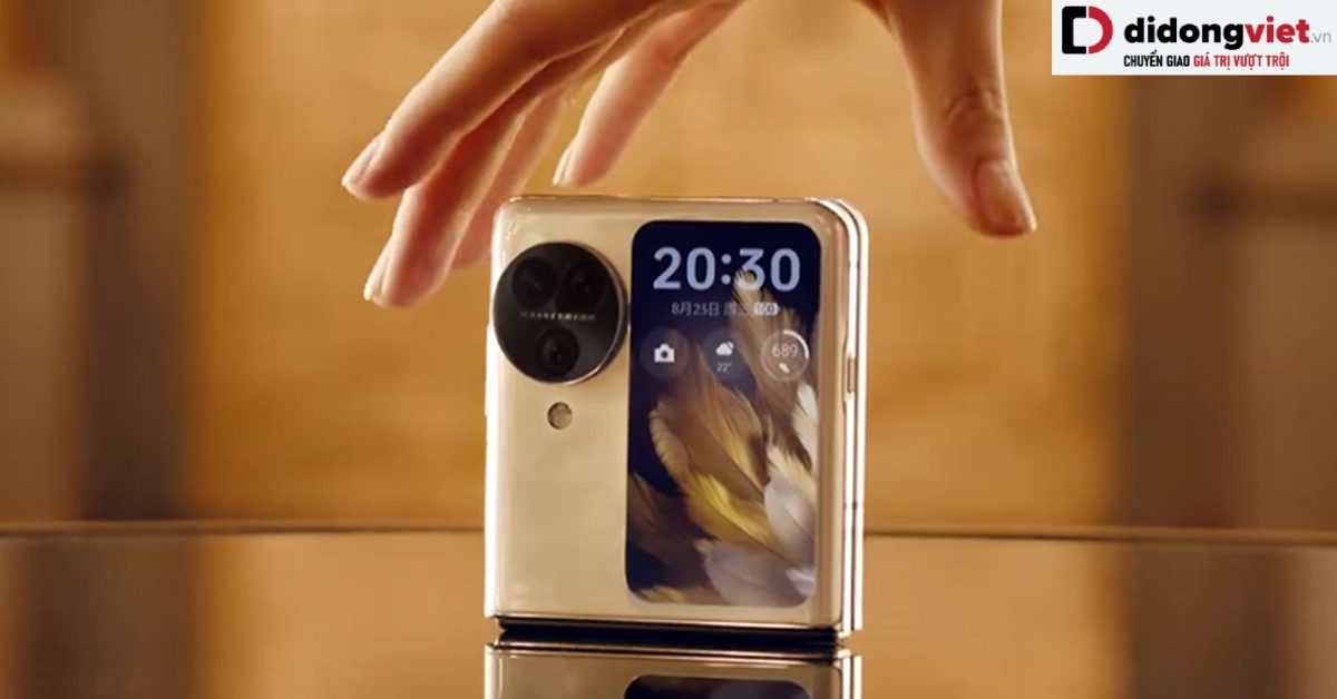 OPPO Find N3 Flip sẽ là điện thoại màn hình gập vỏ sò đầu tiên có ống kính chân dung