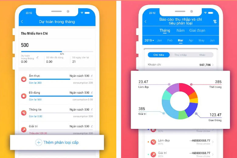 app quản lý chi tiêu