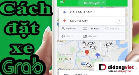 Hướng dẫn 3 cách đặt xe Grab xe máy, xe hơi, giao đồ ăn, giao hàng trong 1 nốt nhạc cách đặt Grab
