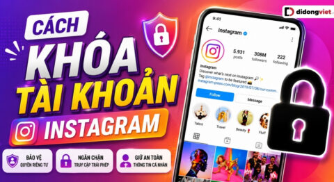 cách khóa tài khoản instagram