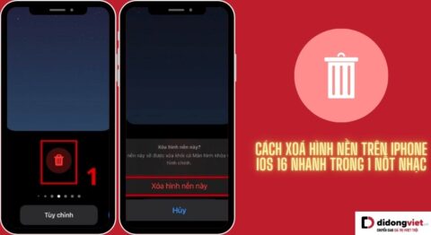 Hướng dẫn cách xóa hình nền trên iPhone iOS 16 nhanh nhất cách xoá hình nền trên iPhone