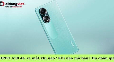 oppo a58 4g ra mắt