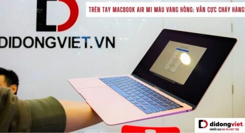 Trên tay MacBook Air M1 màu vàng hồng: Gam màu bán chạy nhất 2023 MacBook Air M1 màu vàng hồng