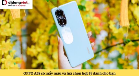 OPPO A58 4G có mấy màu? Đâu là lựa chọn màu sắc hợp lý dành cho bạn OPPO A58 có mấy màu
