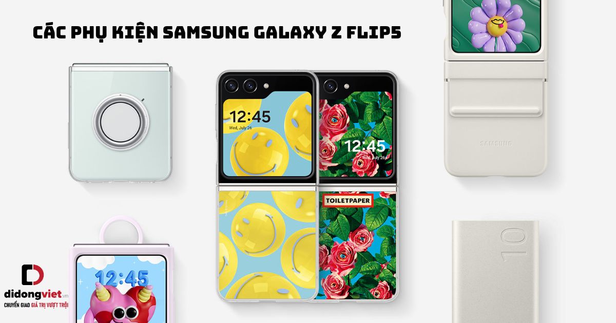 Khám phá “tất tần tật” các phụ kiện Samsung Galaxy Z Flip5 đi kèm