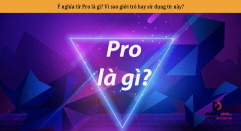 Ý nghĩa từ Pro là gì? Vì sao giới trẻ hay sử dụng từ này?
