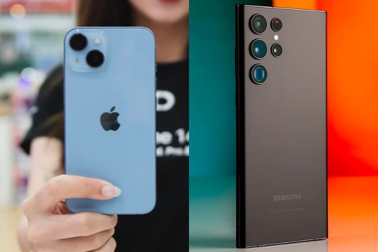 So sánh iPhone 14 và Samsung S22 Ultra 