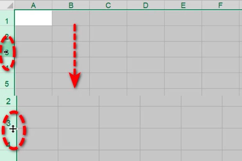 cách giãn dòng trong Excel
