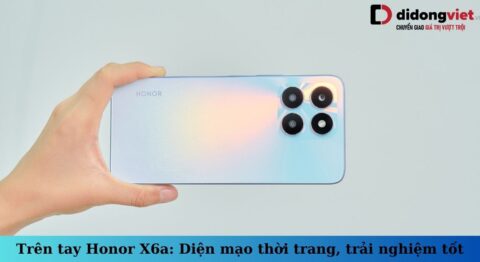 trên tay honor x6a