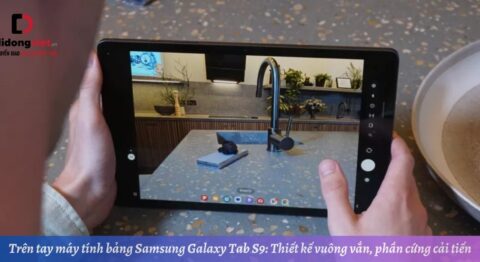 Trên tay máy tính bảng Samsung Galaxy Tab S9: Thiết kế vuông vắn, phần cứng cải tiến