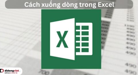 xuống dòng trong excel