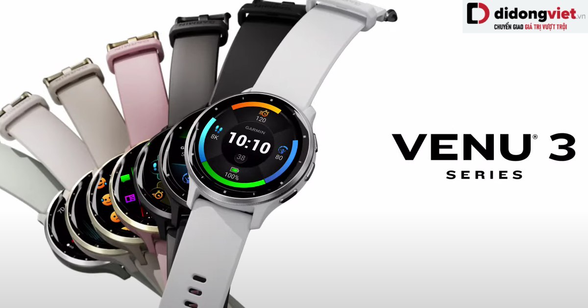 Garmin Venu 3 và Venu 3S ra mắt: Pin 2 tuần, theo dõi giấc ngủ nâng cao, chế độ xe lăn, màn AMOLED sắc nét