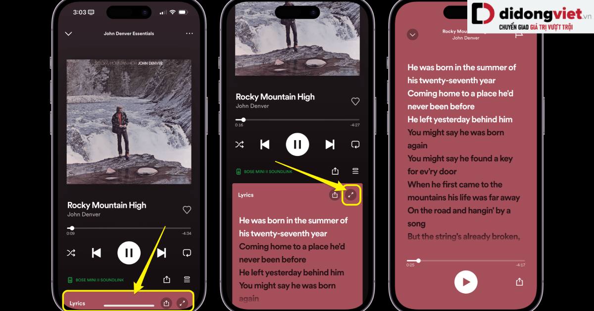 Spotify sẽ không cho phép người dùng miễn phí xem lời bài hát khi nghe nhạc