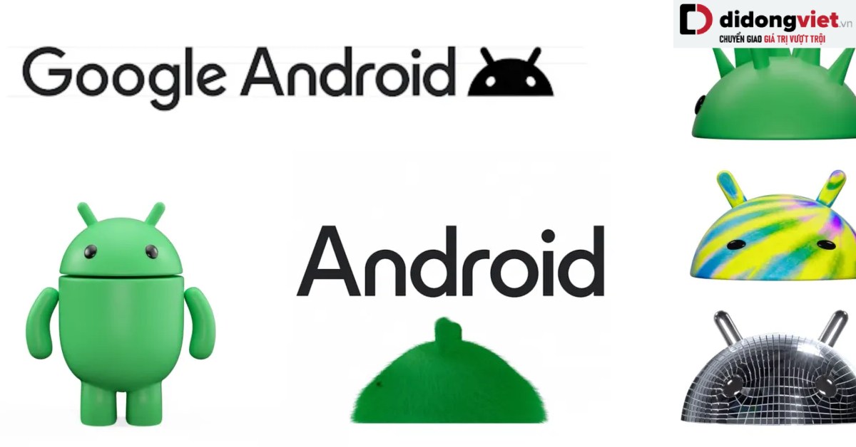 Google “F5” hình ảnh thương hiệu Android với chú robot xanh thiết kế mới