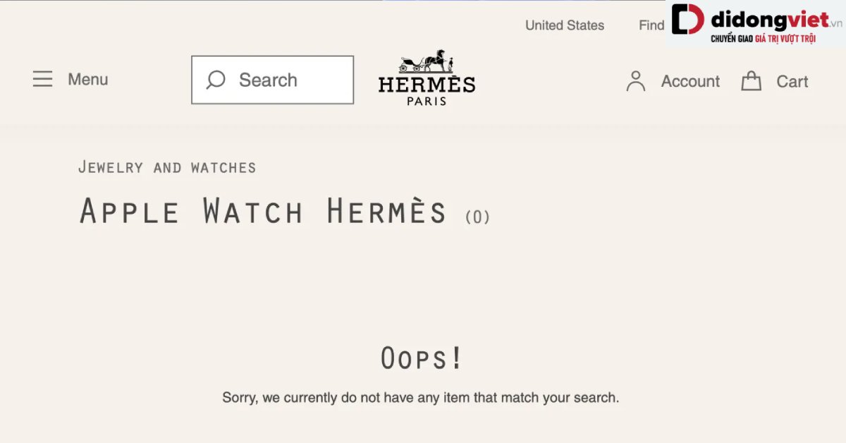 Hermes loại bỏ tất cả các đồng hồ Apple Watch và dây đeo khỏi trang web trước sự kiện ‘Wonderlust’