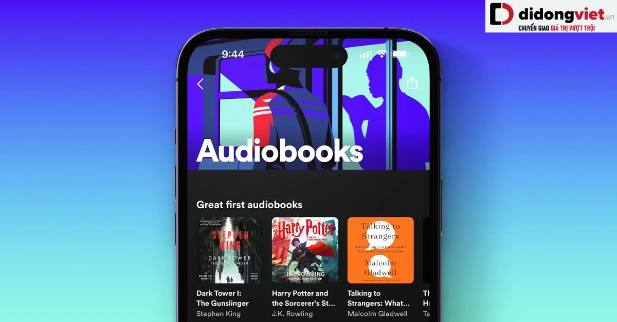 Spotify thử nghiệm cung cấp sách nói miễn phí, cạnh tranh với Audible