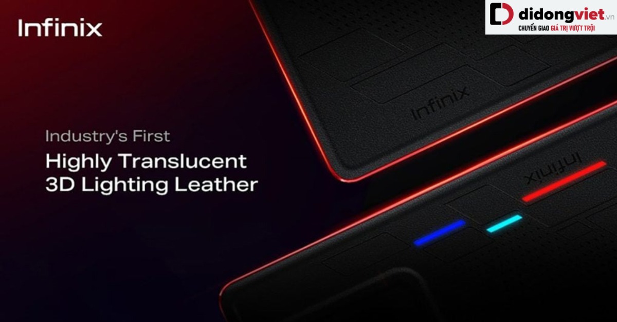 Infinix trình làng công nghệ 3D Lighting Leather mới