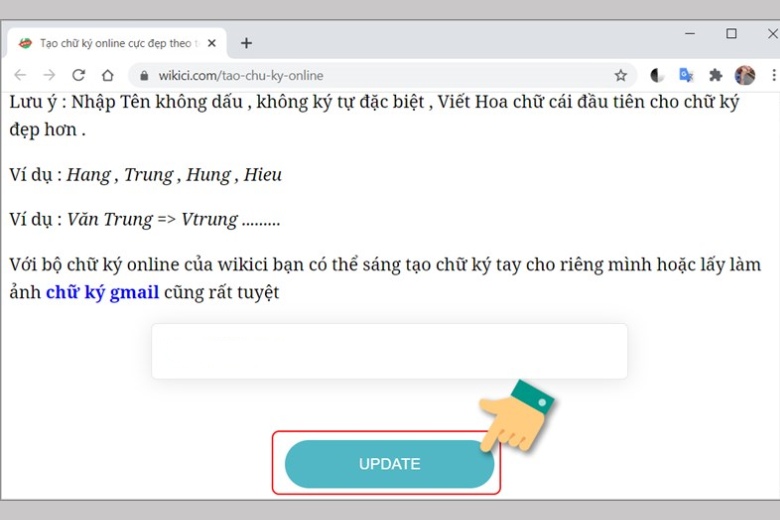 chữ ký điện tử