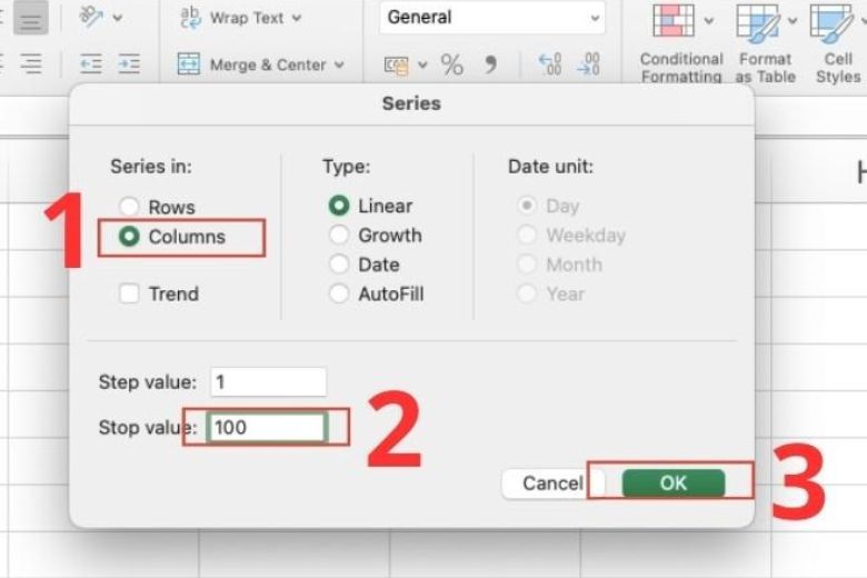 cách đánh số thứ tự trong excel