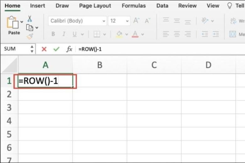 cách đánh số thứ tự trong excel