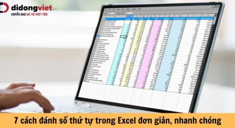 cách đánh số thứ tự trong excel