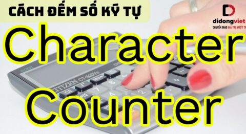 cách đếm ký tự