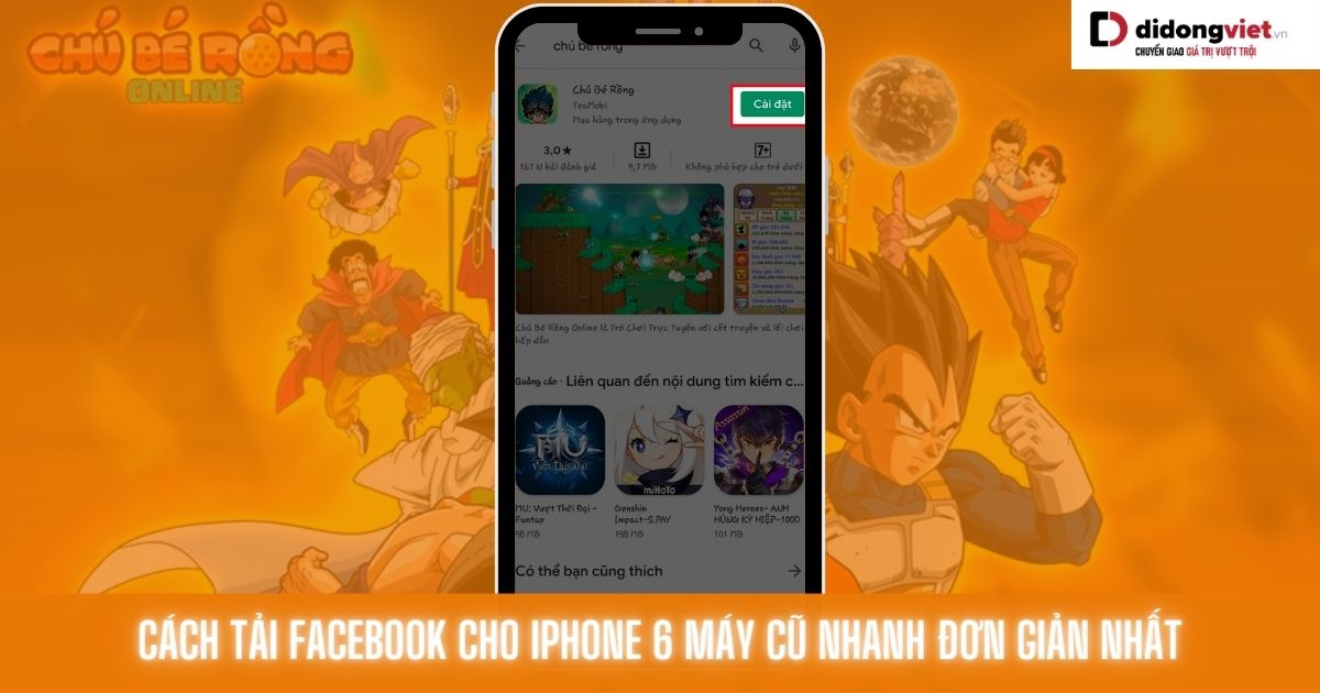 3 Cách Tải Game Ngọc Rồng Online Trên iPhone cực nhanh
