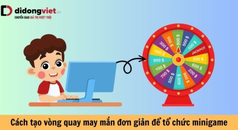 tạo vòng quay may mắn