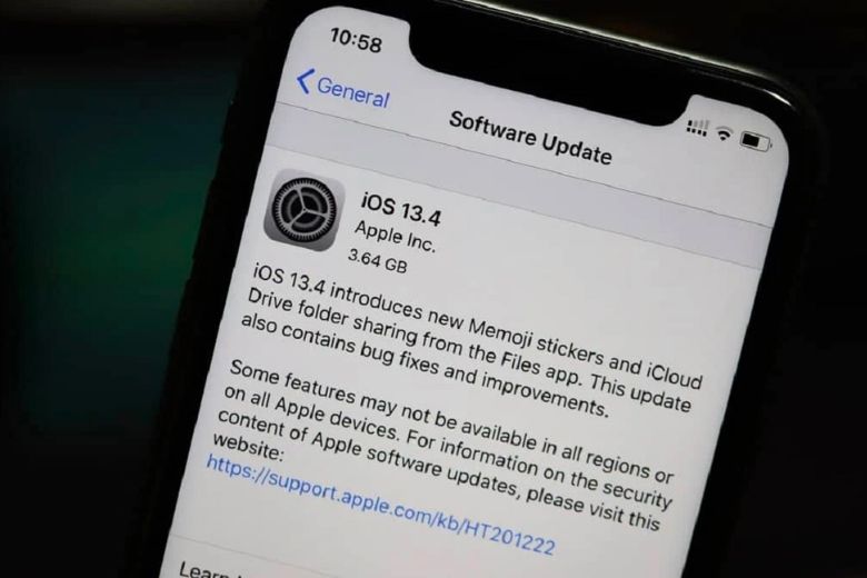 Cách update iOS 13.4 cho tới iPhone 6