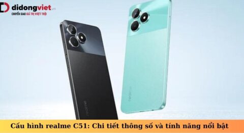 Thông số cấu hình realme C51: Thiết kế, hiển thị, chipset và nhiều hơn nữa cấu hình realme c51