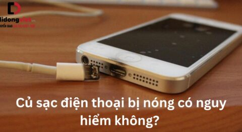 củ sạc bị nóng