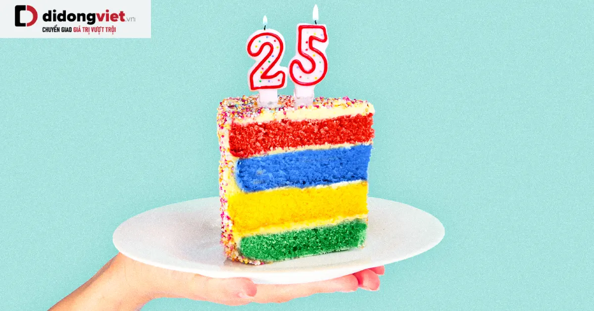 Mừng Sinh nhật lần thứ 25 của Google