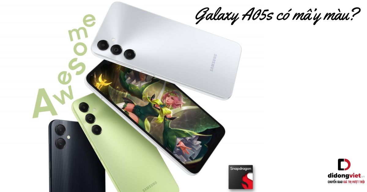 Điện thoại Samsung Galaxy A05s có mấy màu? Chọn màu nào thì phù hợp?