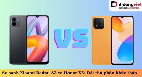 So sánh Xiaomi Redmi A2 và Honor X5: Smartphone giá rẻ nào tốt hơn? so sánh xiaomi redmi a2 và honor x5