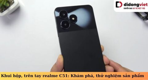 trên tay realme c51