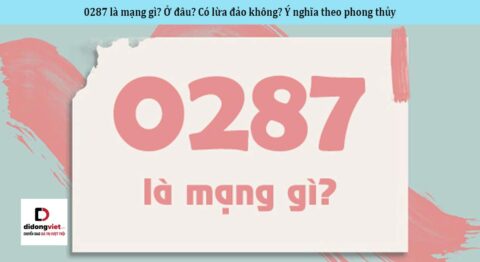 0287 là mạng gì? Ở đâu? Có lừa đảo không? Ý nghĩa theo phong thủy