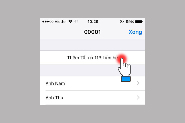 chuyển danh bạ từ android sang iphone