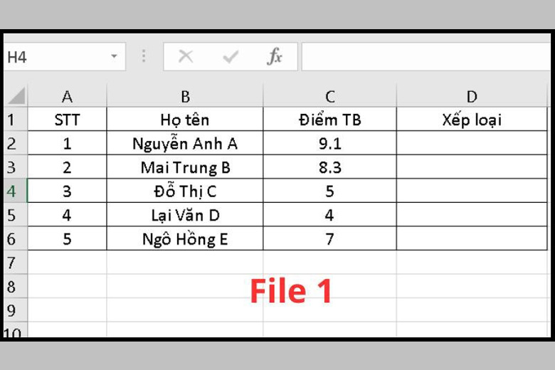 Cách dùng hàm Vlookup giữa 2 sheet