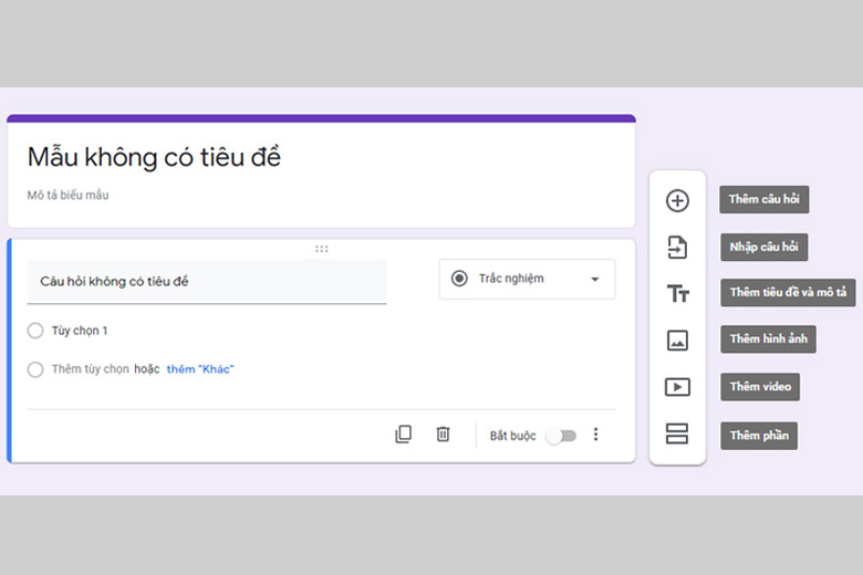 Cách tạo Google Form