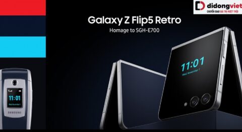Điện thoại Galaxy Z Flip5 Retro ra mắt với thiết kế hoài cổ, độc đáo