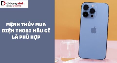 Mệnh thủy mua điện thoại màu gì